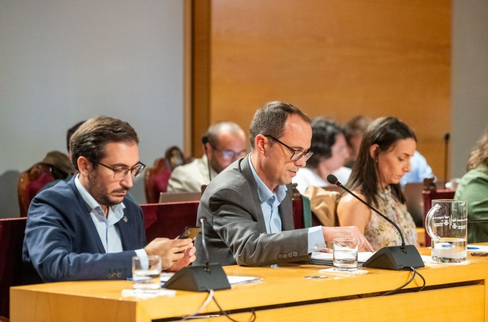 Ple Municipal mes d'octubre, PP, Cristian Escribano. Foto: R.Gallofré