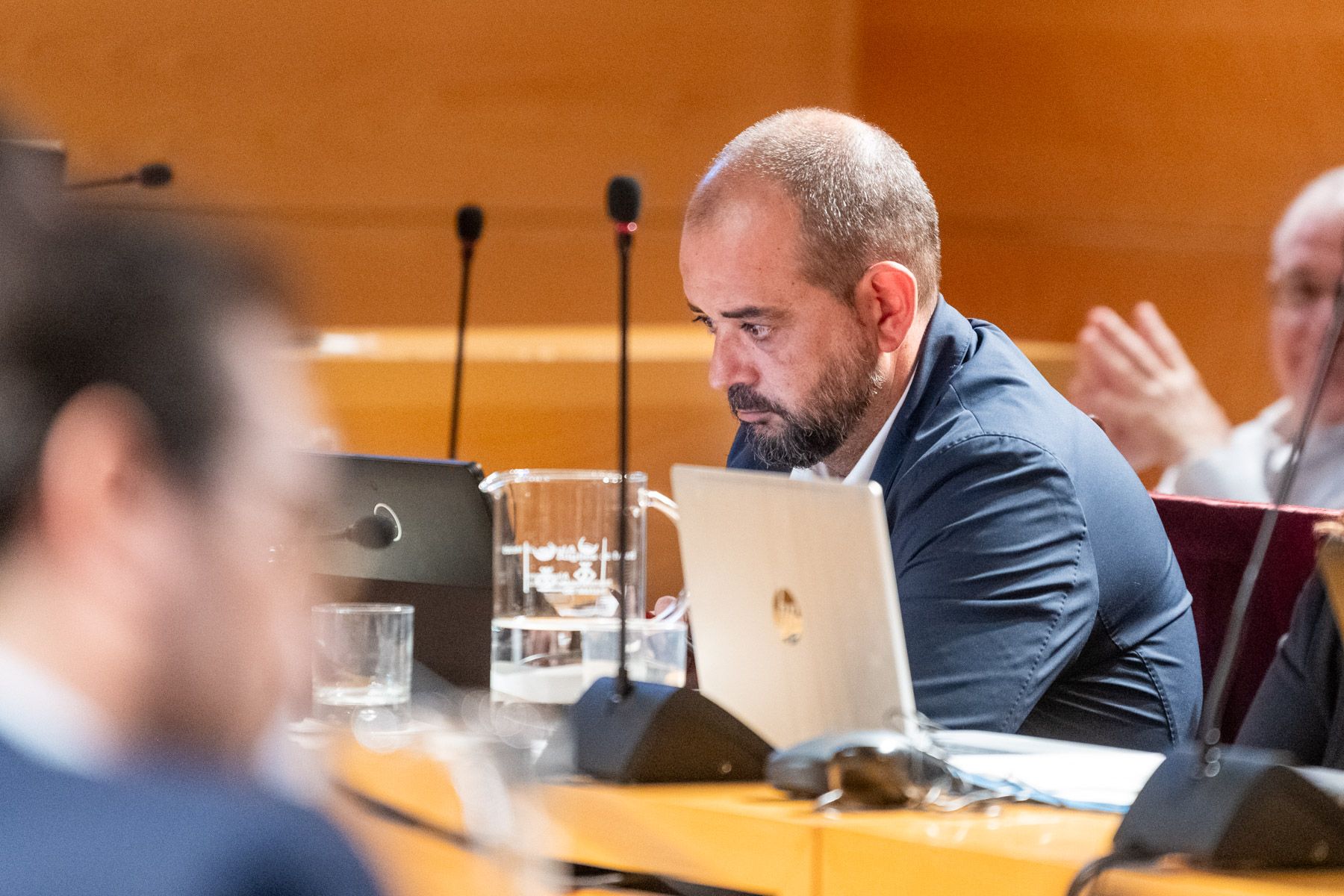 Xesco Gomar, portaveu del PSC a l'Ajuntament de Mataró. Foto: R.Gallofré