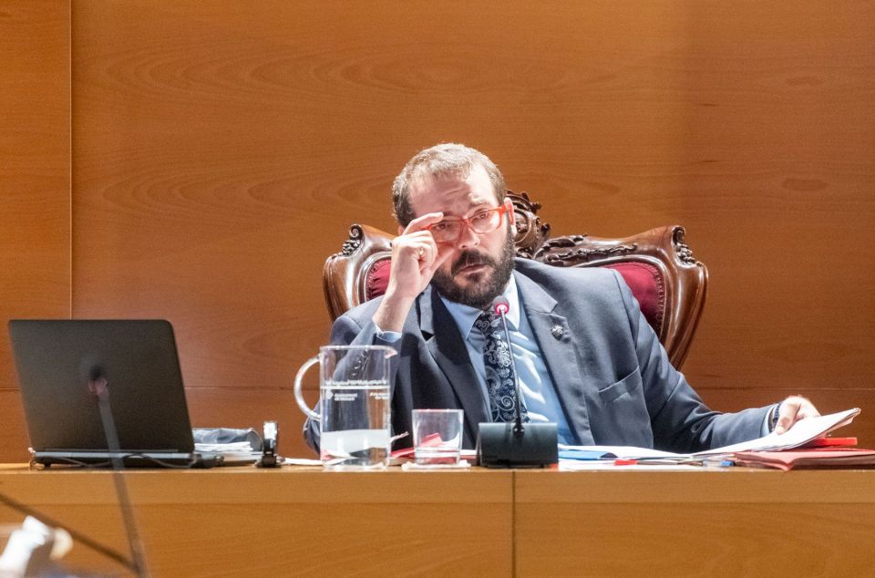 Ple Municipal mes d'octubre, David Bote. Foto: R.Gallofré