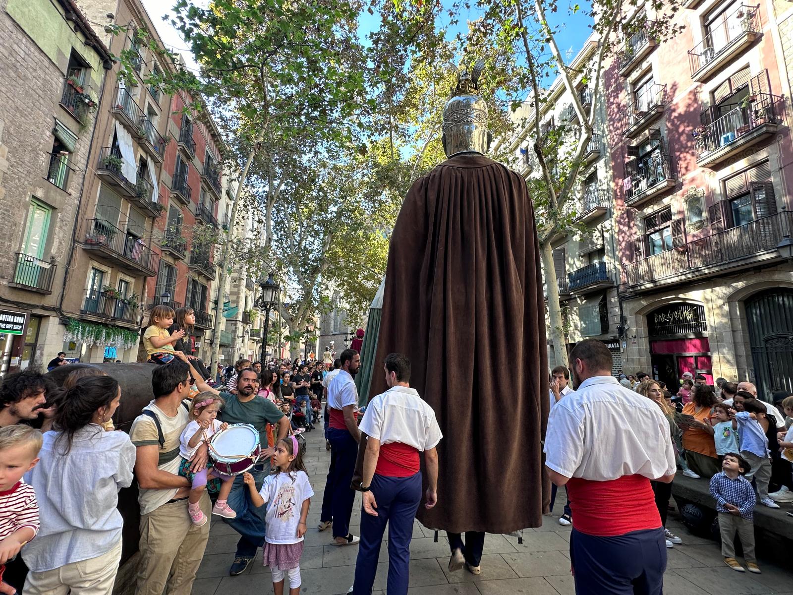 Els Gegants de Mataró, a la trobada de Gegants Centenaris de Barcelona. Foto: Cedida Els Gegants de Mataró, a la trobada de Gegants Centenaris de Barcelona. Foto: Cedida