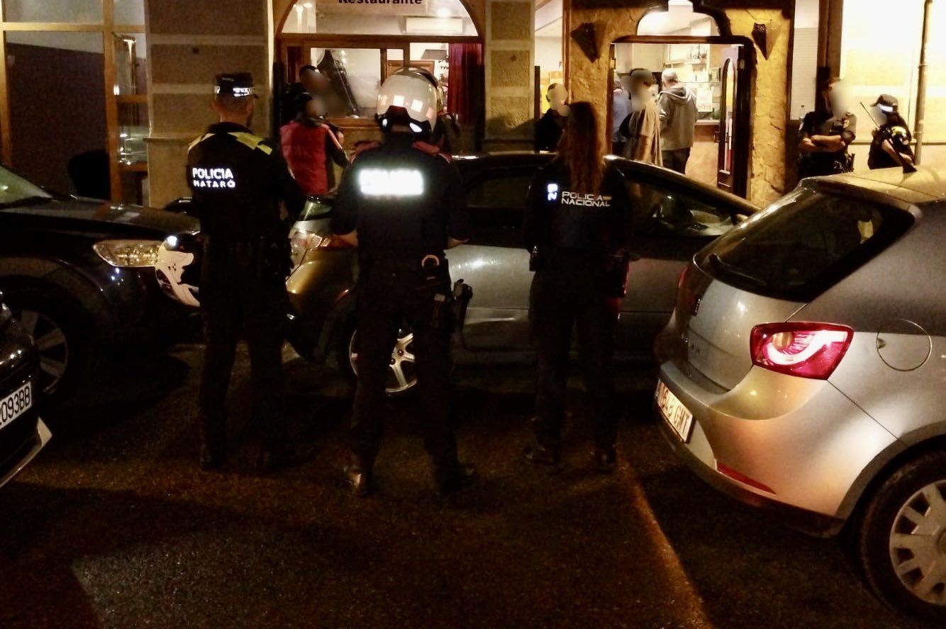 3 detinguts en un altre dispositiu policial a Mataró