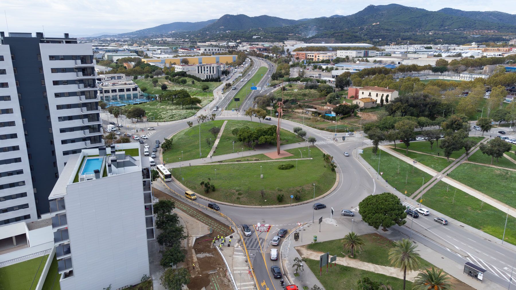 panoràmica Mataró Laia arquera el rengle. Foto: R.Gallofré