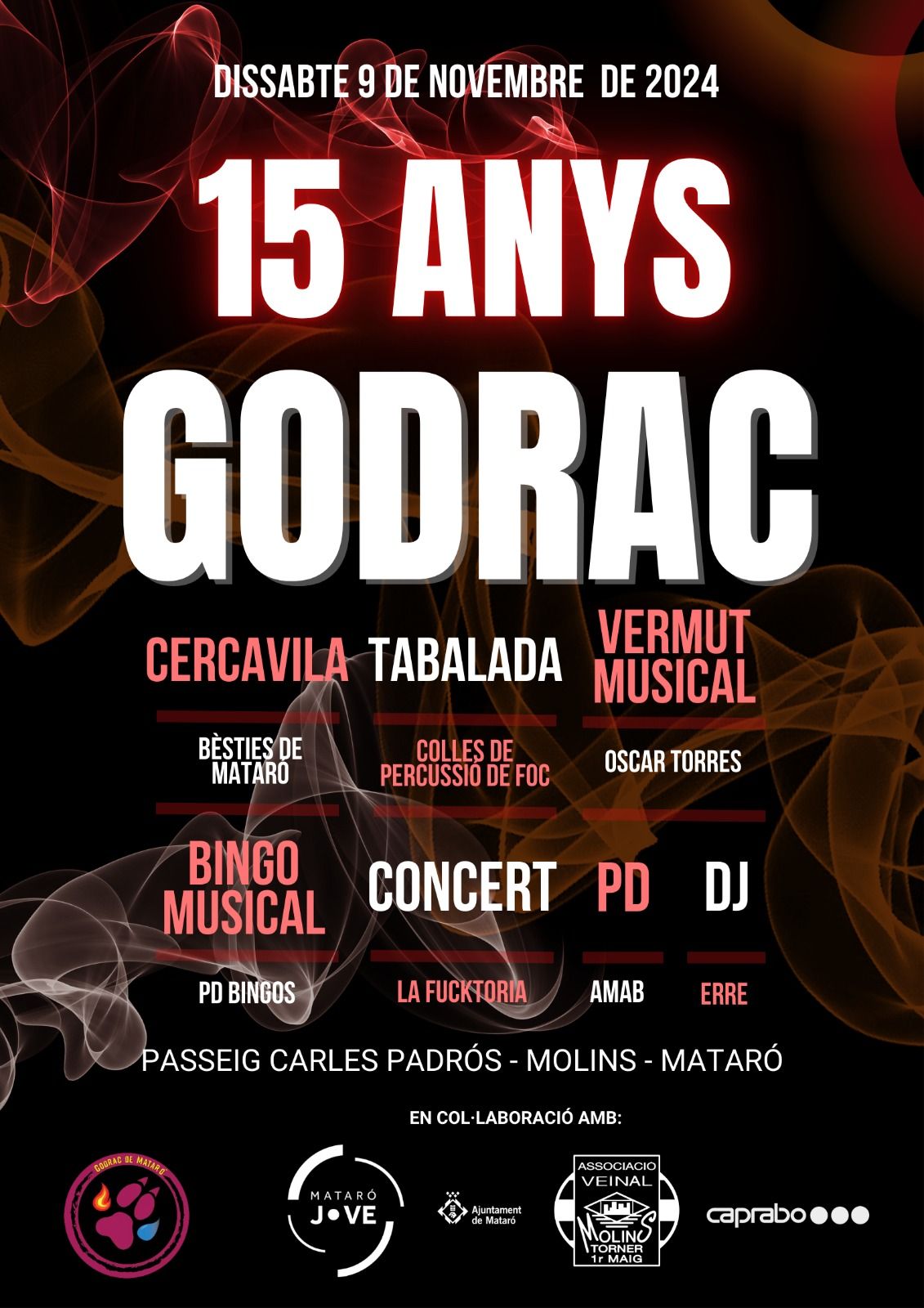 El cartell de la celebració El cartell de la celebració