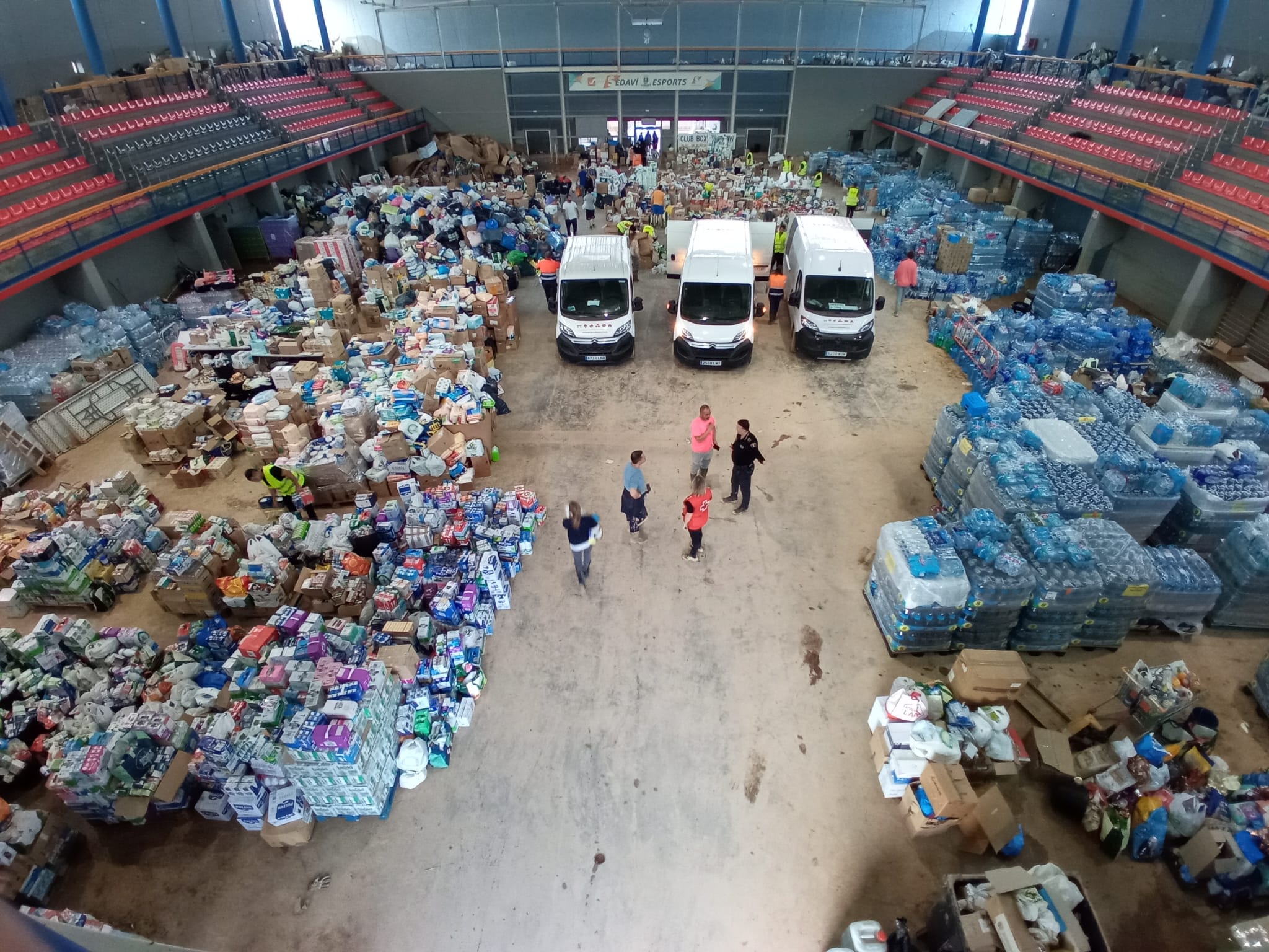 El poliesportiu de Sedaví, habilitat per donar servei a les víctimes