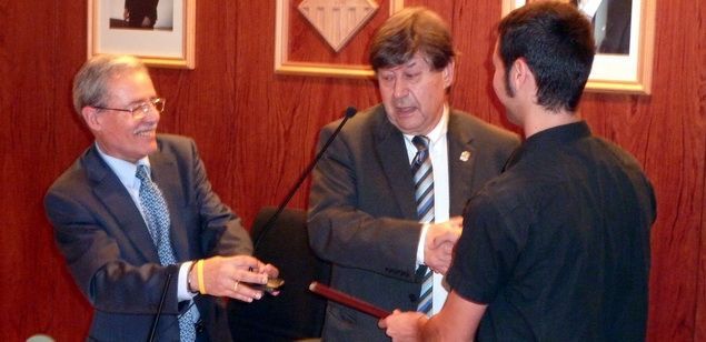 Ferran Armengol durant la presa d'investidura a Argentona Ferran Armengol durant la presa d'investidura a Argentona