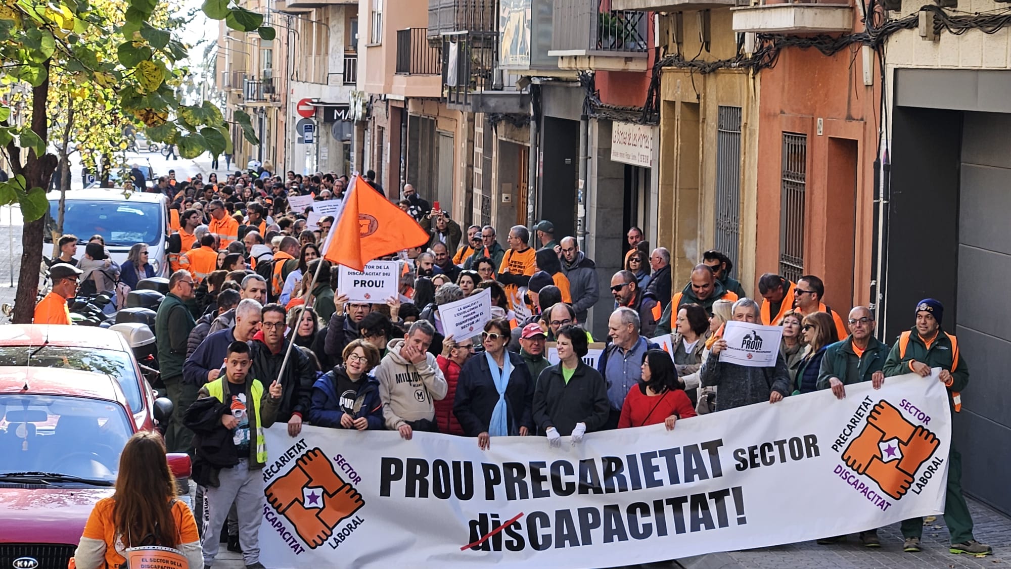 Manifestació a Mataró