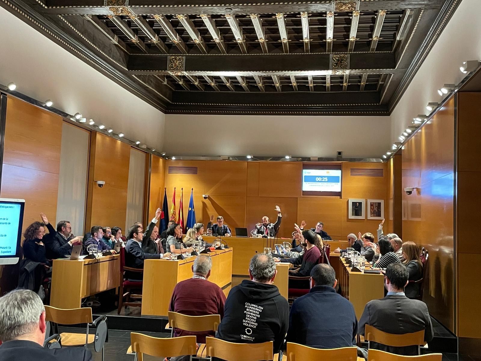 Aprovació dels pressupostos. Foto: Ajuntament