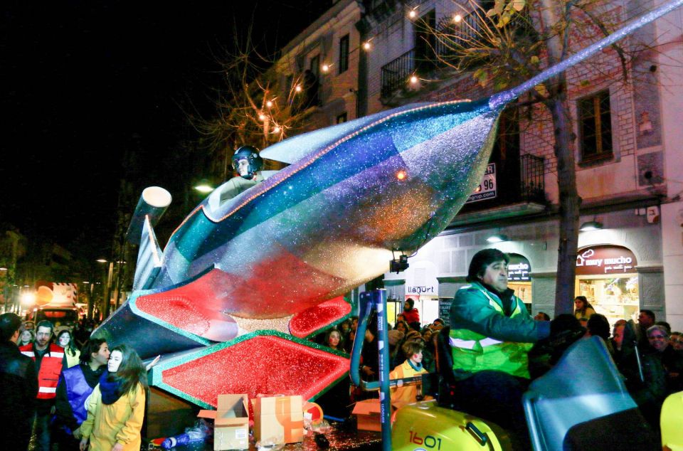 Cavalcada de Reis a Mataró, l'avió.