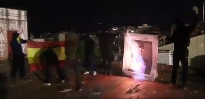 Captura del vídeo colgado por Arran