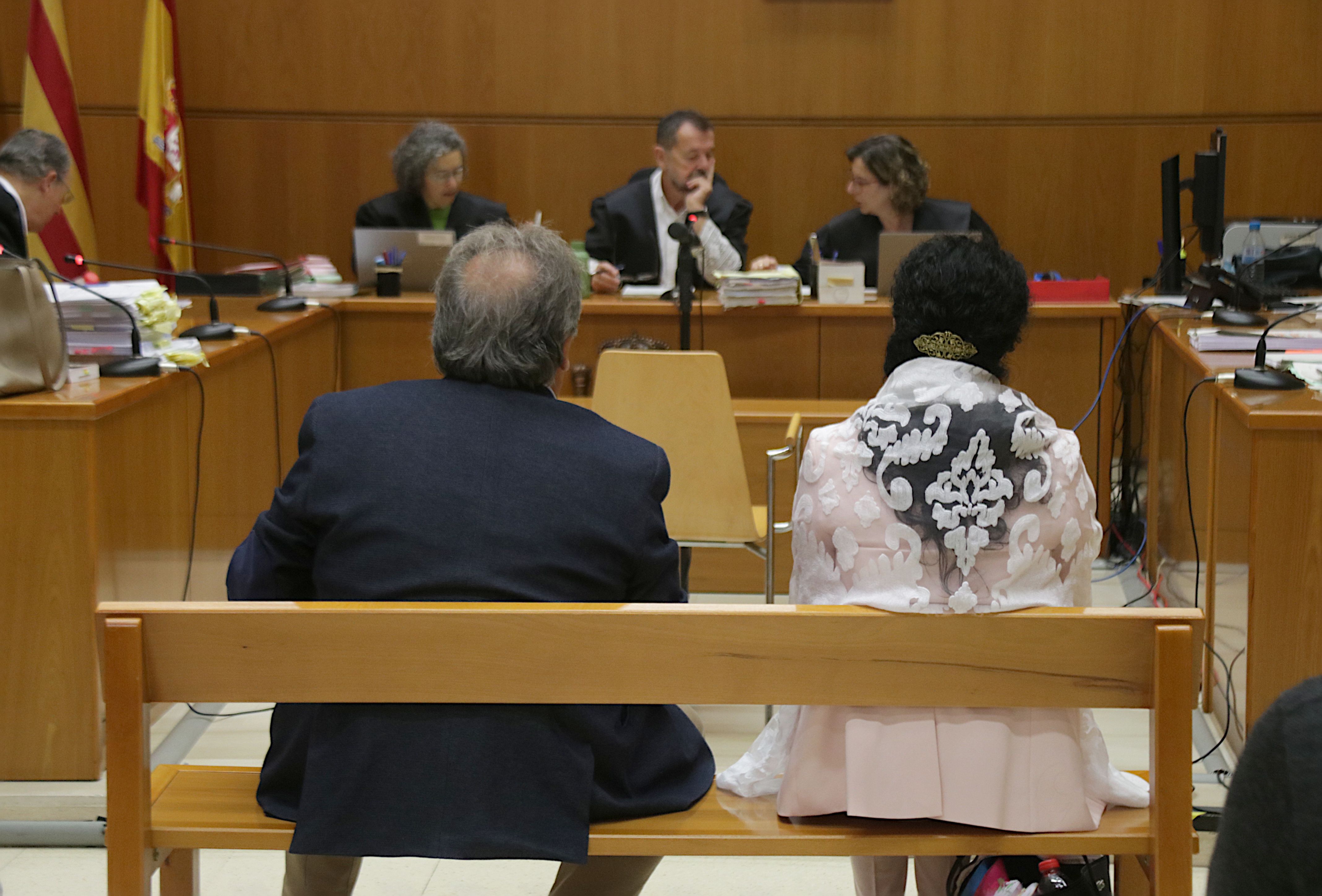 Joan Campolier, alcalde de Santa Susanna, al Maresme, durant el judici. Foto: ACN