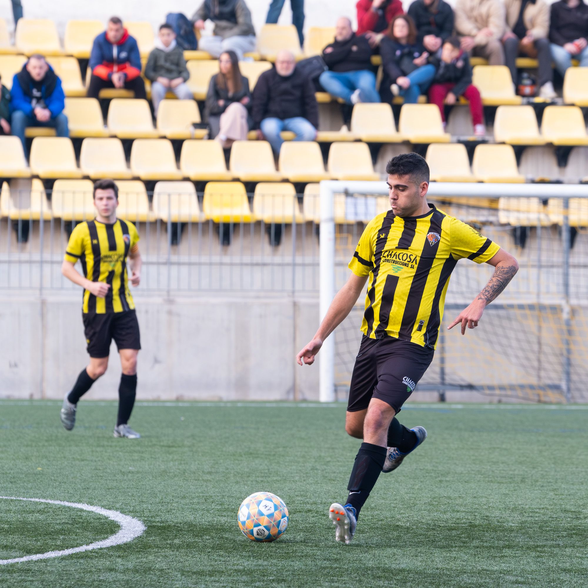 Un partit del CE Mataró. Foto: R.Gallofré