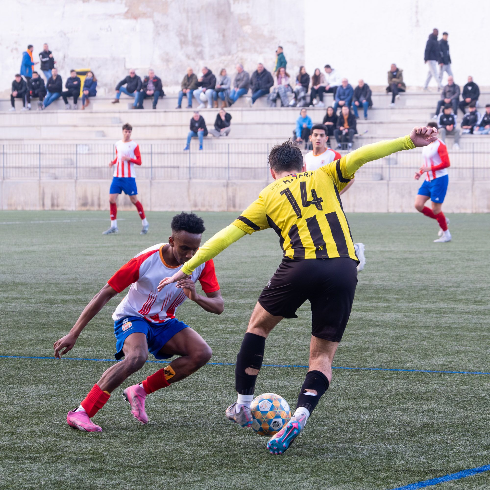 Un partit del CE Mataró. Foto: R.Gallofré
