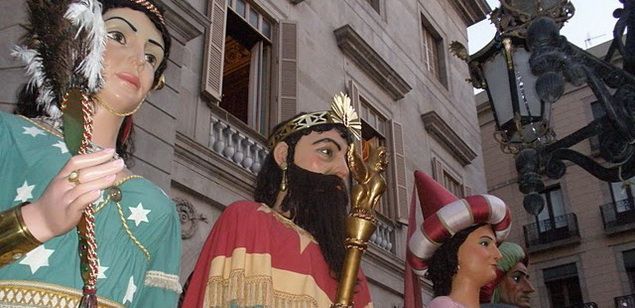 Els gegants de Santa Maria del Mar