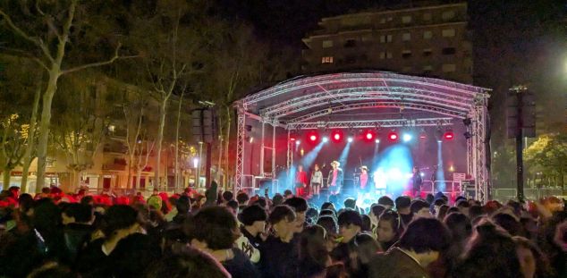 Un moment del Ball de Carnestoltes al Parc Nou