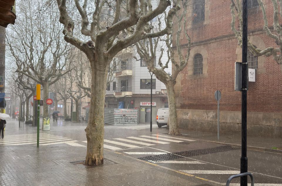Pluges a la capital del Maresme