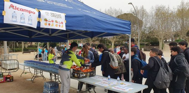 Al final de la Marxa Solidària Al final de la Marxa Solidària