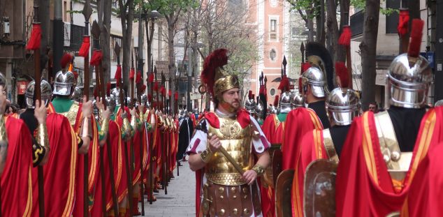 Los Armados en la Procesión del Prendimiento. Foto: Jordi Merino