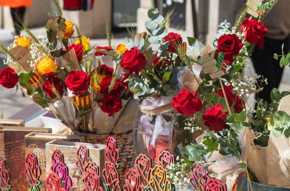 El matí de Sant Jordi a Mataró. Foto: R.Gallofré