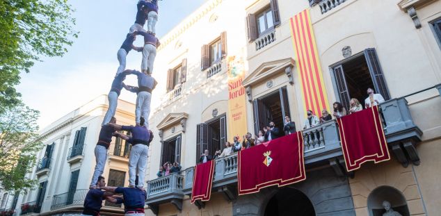 Sant Jordi Castellers. Foto: R.Gallofré