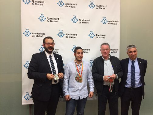 La recepción en el Ayuntamiento.