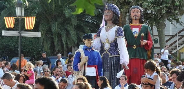 Els gegants de Caldes d'Estrac Els gegants de Caldes d'Estrac