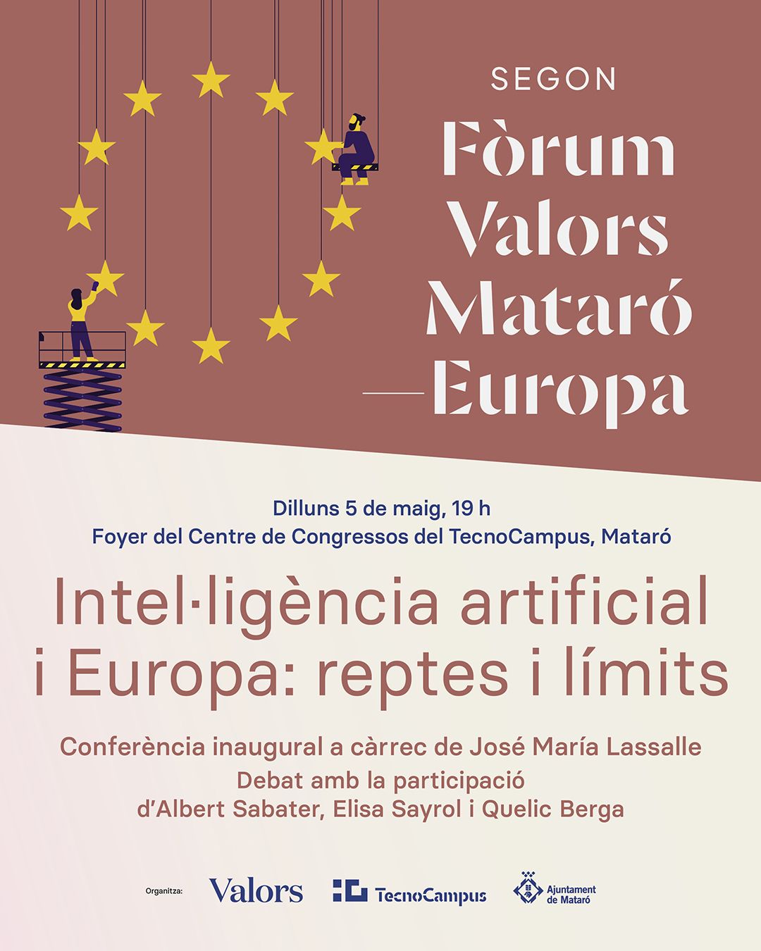 Invitacio forum valors mataro europa Invitacio forum valors mataro europa