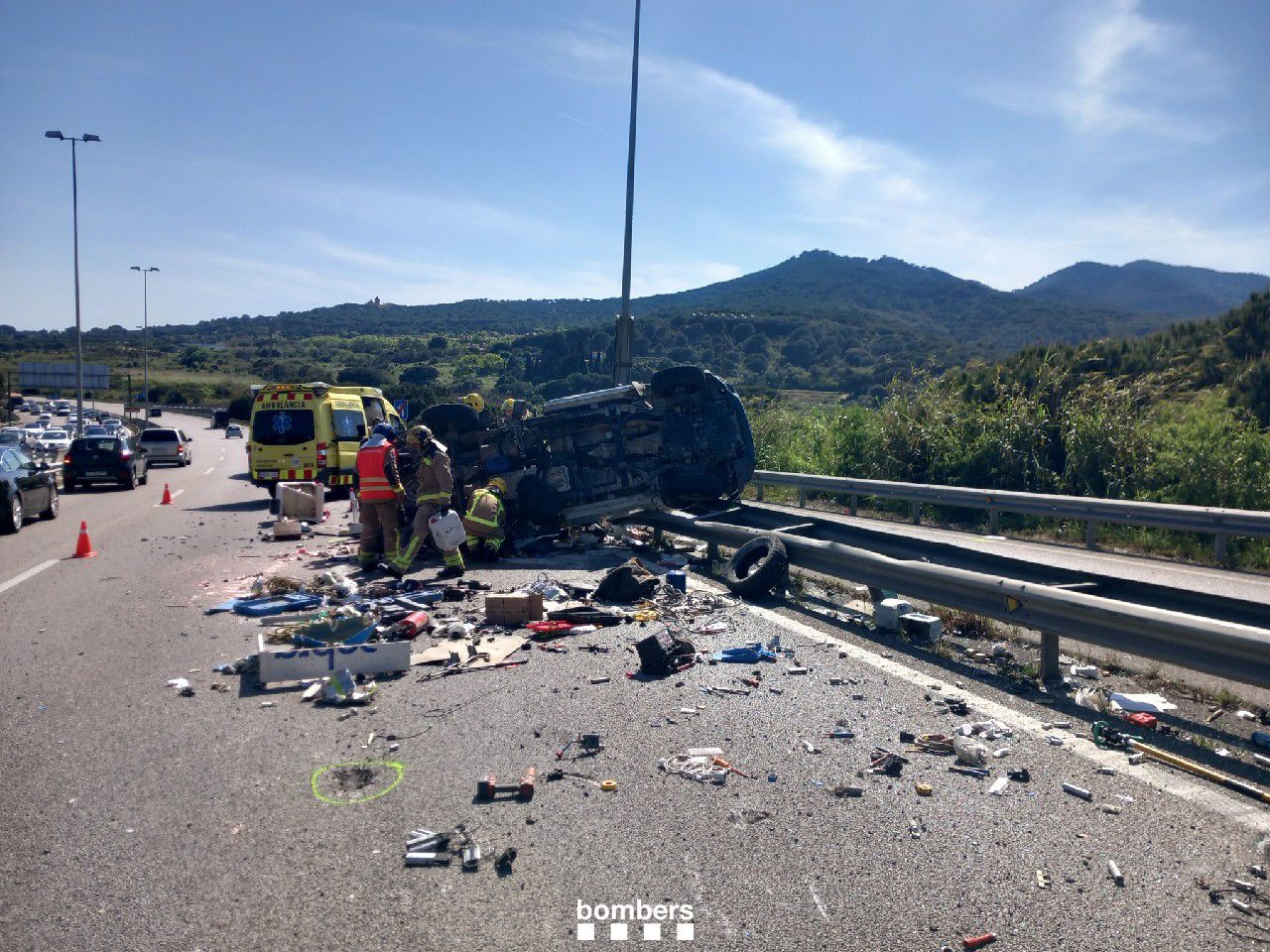 accident a la C 32 Argentona