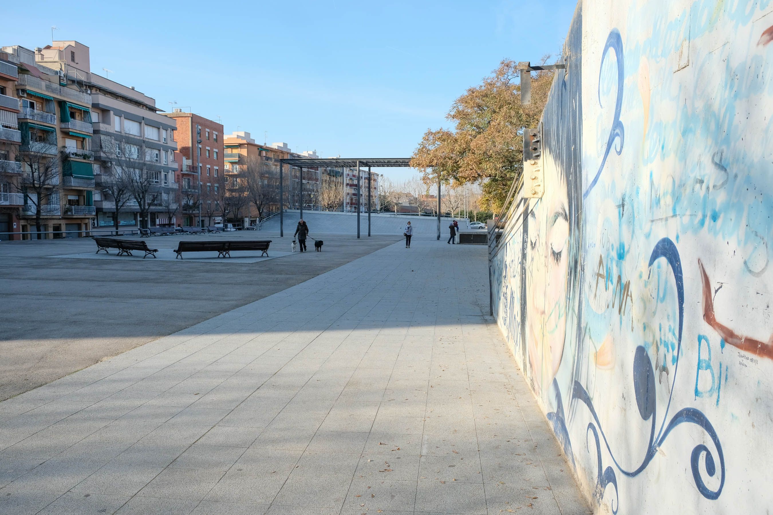 Can Morros, Plaça de l'Onze de Setembre. Foto: Arxiu Dues manifestacions de signe contrari després dels incidents de Mataró