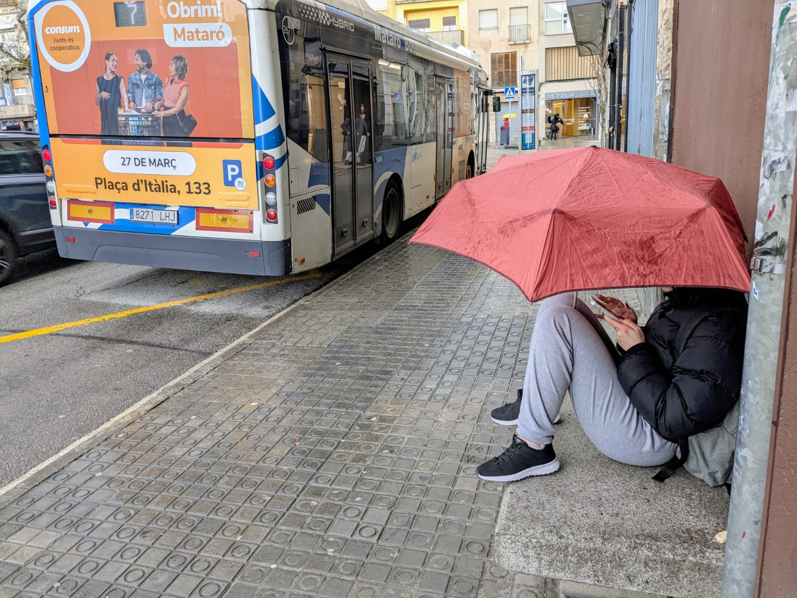 Un dia de pluja a Mataró