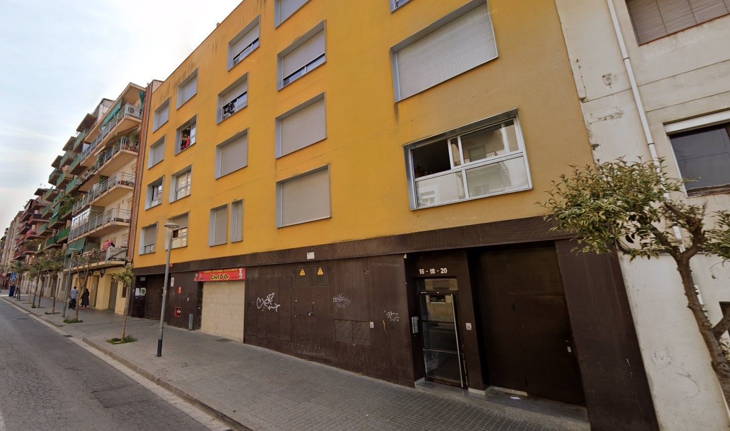 Bloc del carrer Picasso que ha estat desallotjat