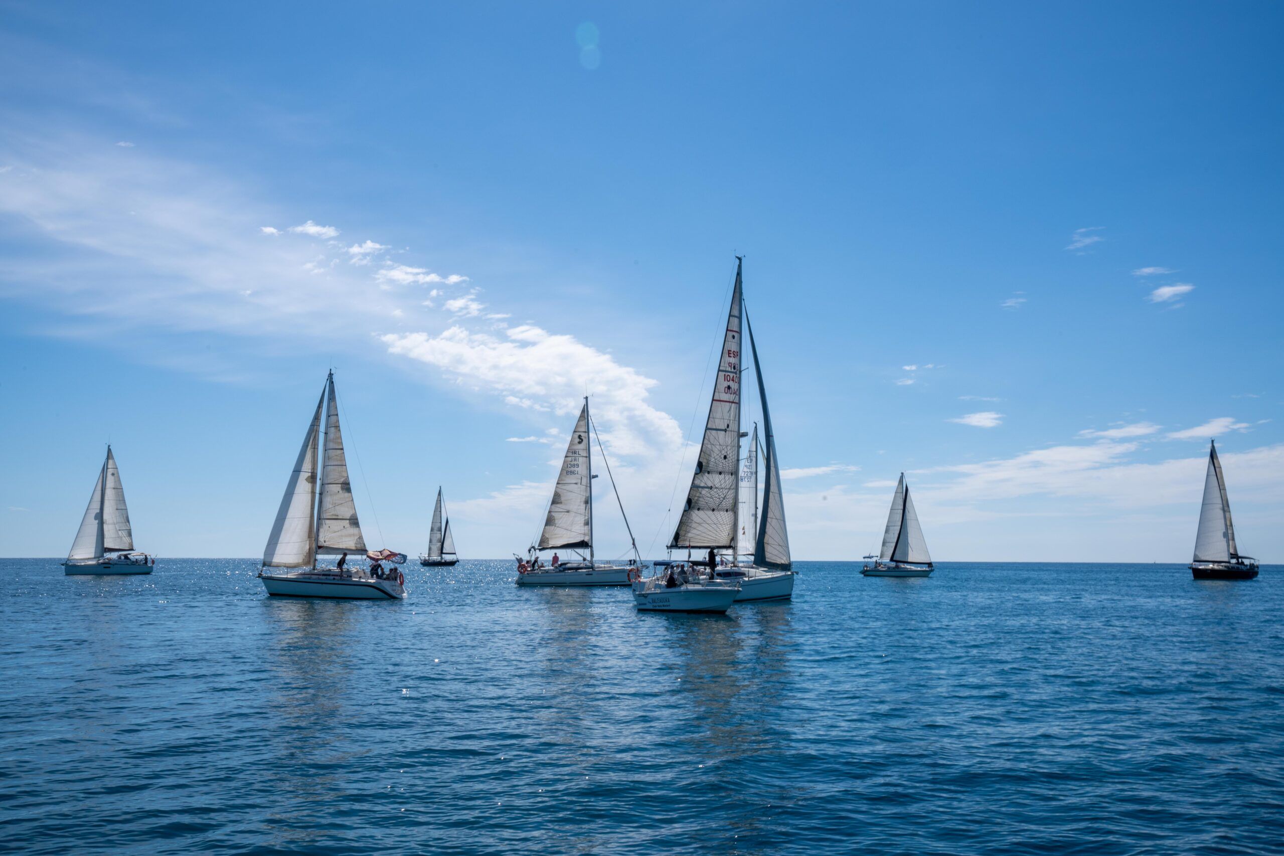 La Regata Thalassa es fa a la mar