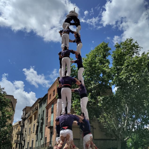 El 3 de 8 dels Capgrossos a Girona. Foto: E. Casanova El 3 de 8 dels Capgrossos a Girona. Foto: E. Casanova