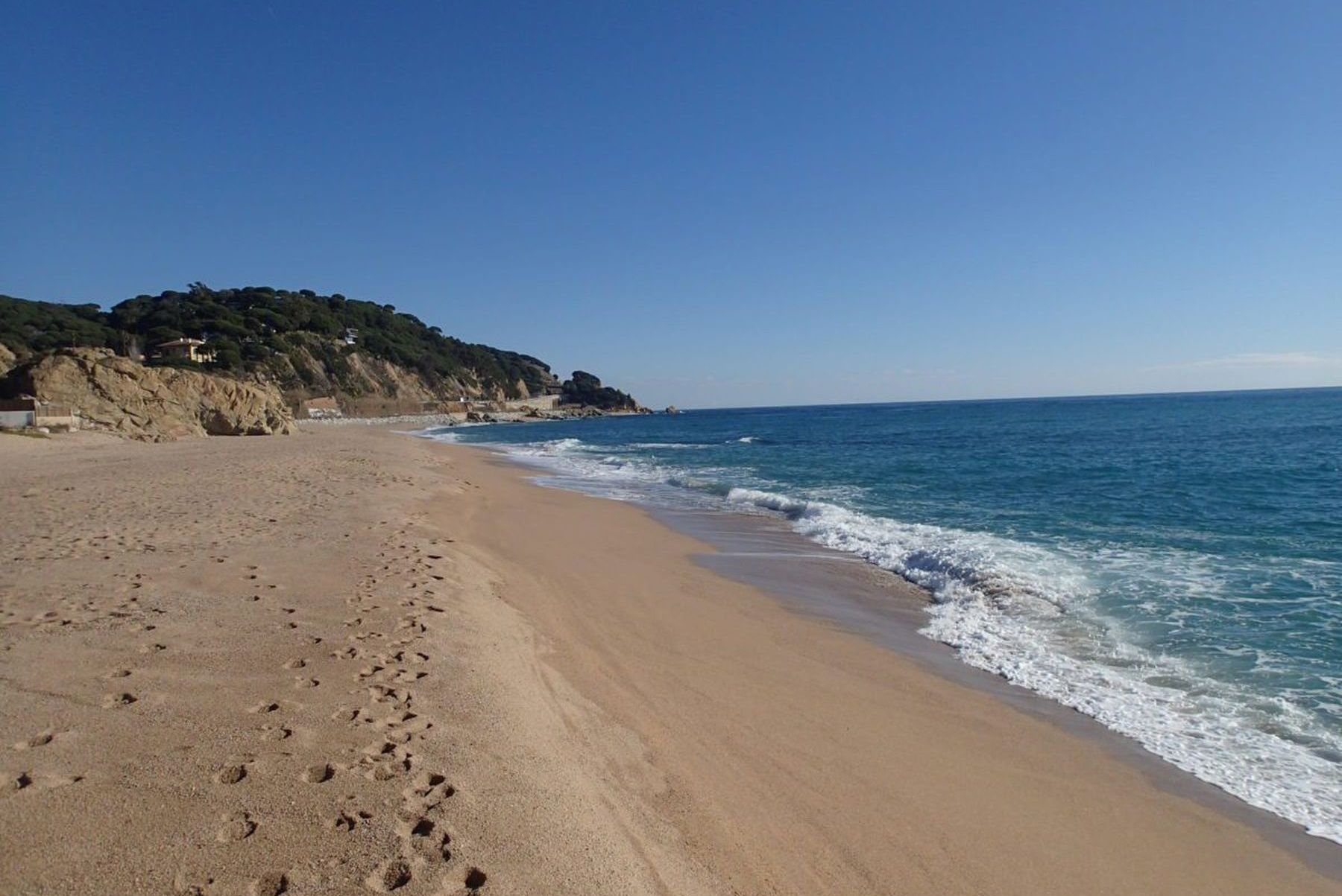 Platja del Morer a Sant Pol de Mar. Foto: Maresme Film Comission