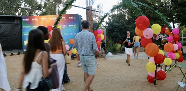 El village del Santvi Fest. Foto: ACN El village del Santvi Fest. Foto: ACN