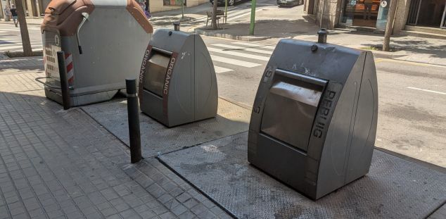Contenidors soterrats a Mataró Contenidors soterrats a Mataró