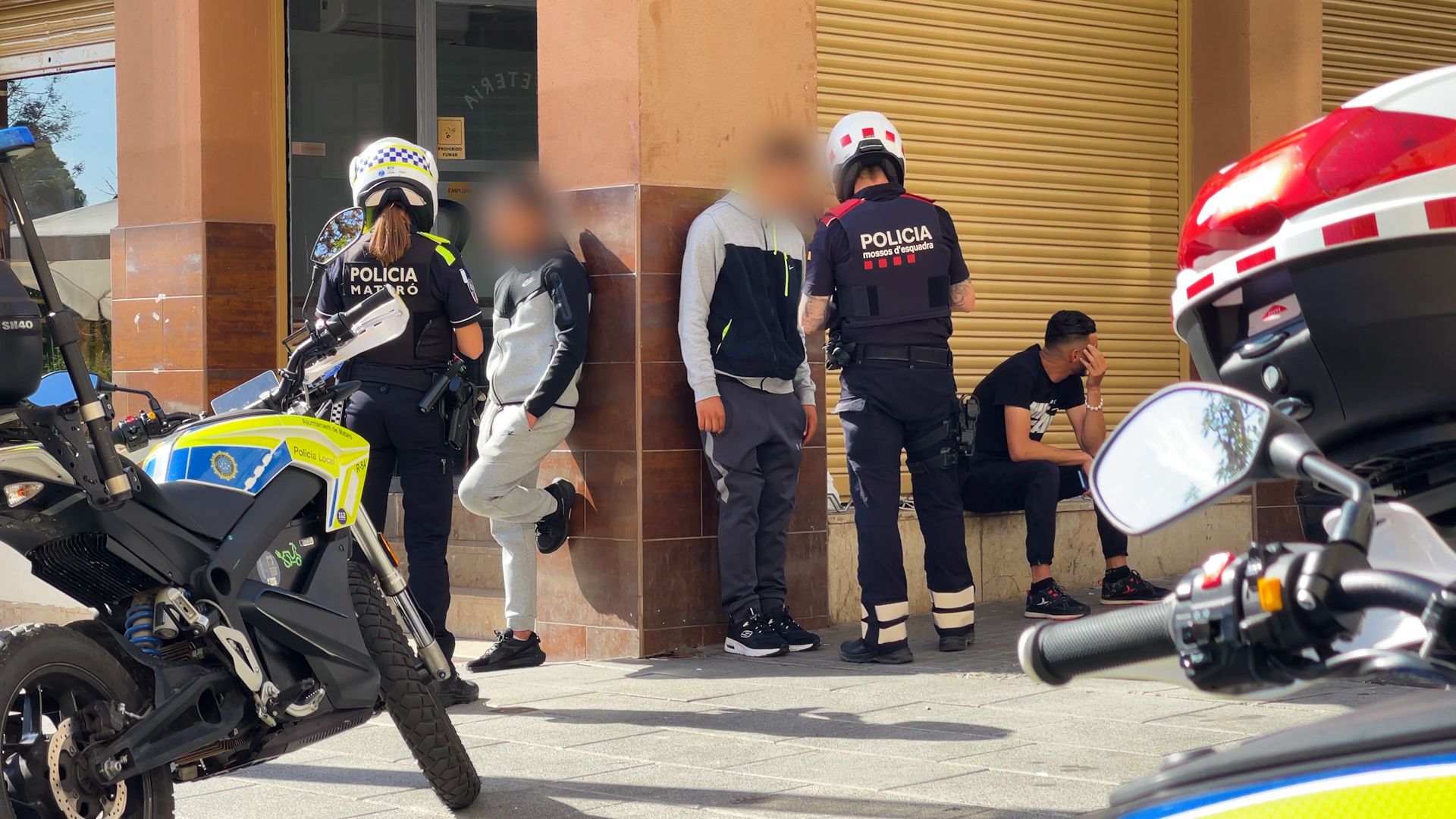Identificacions a càrrec de la unitat Guilla a Mataró