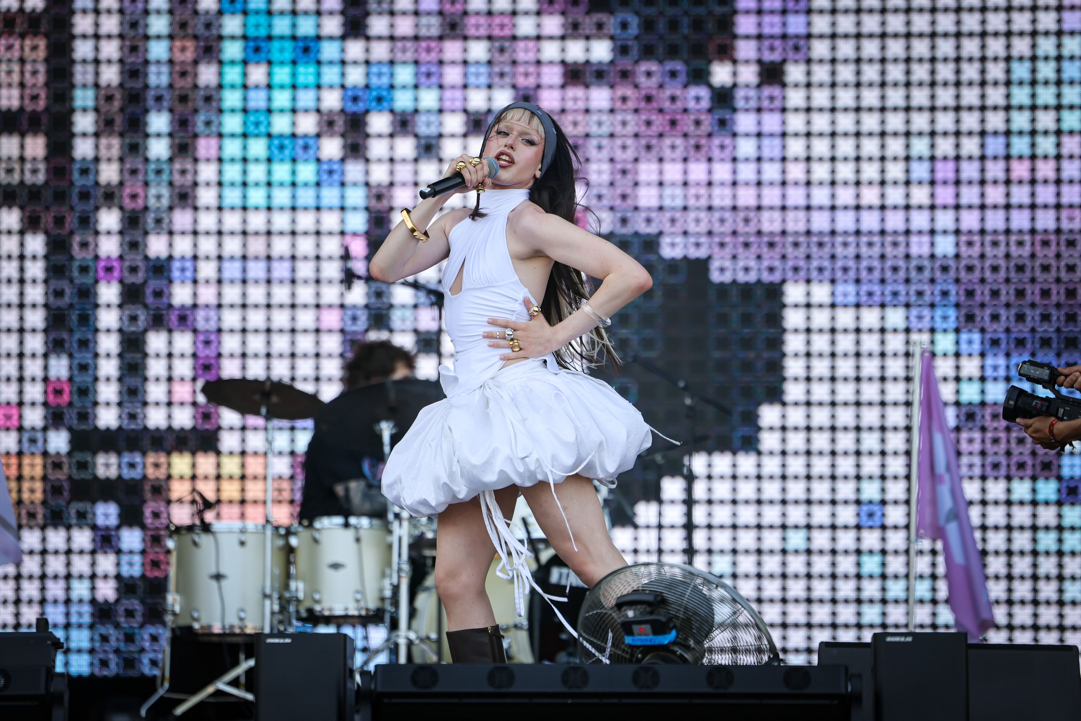 La mataronina Llum, en su actuación en el Primavera Sound. Foto: ACN