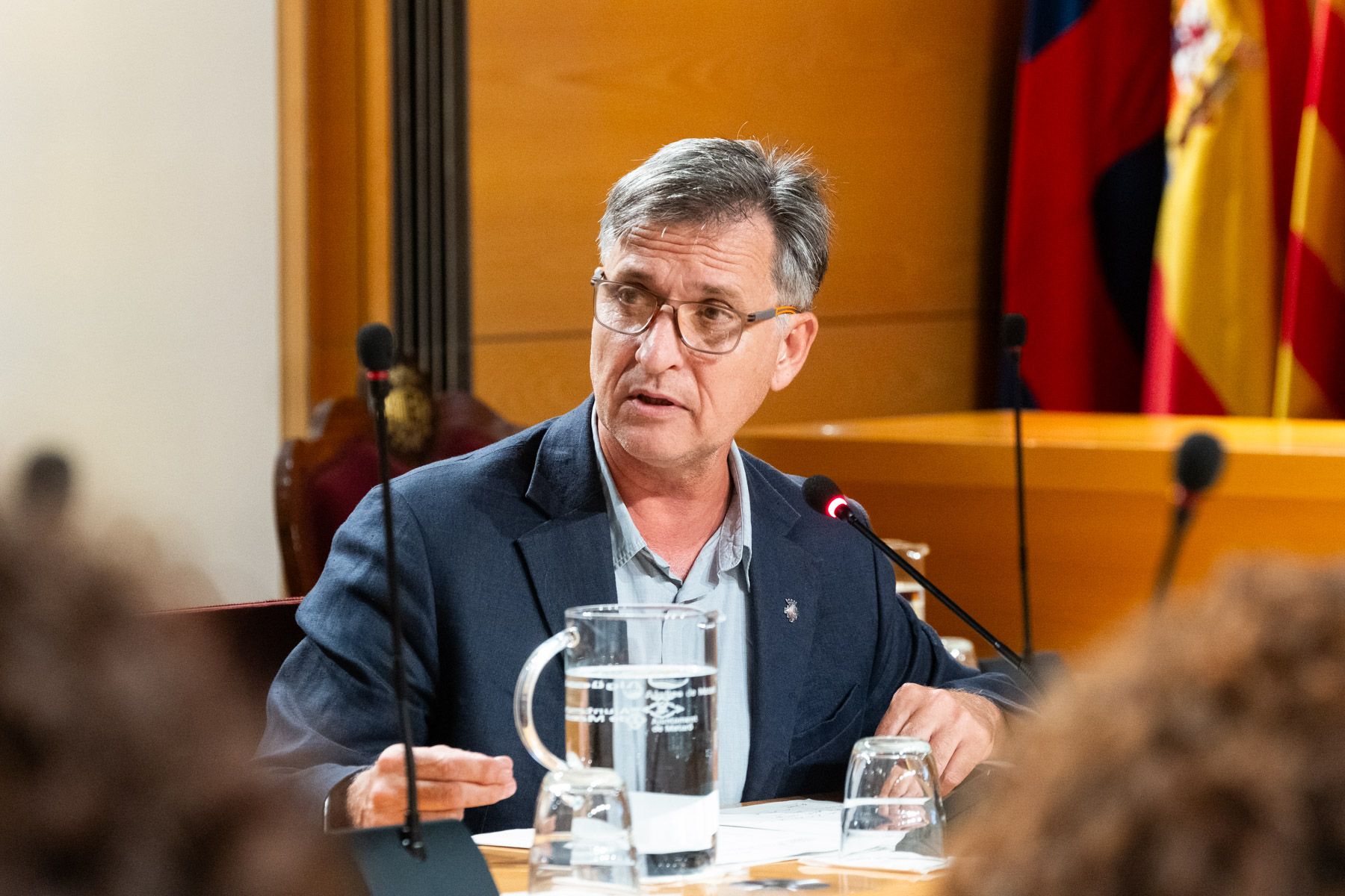 Pim Camprubí al Ple Municipal. Foto: R,Gallofré Pim Camprubí al Ple Municipal. Foto: R,Gallofré