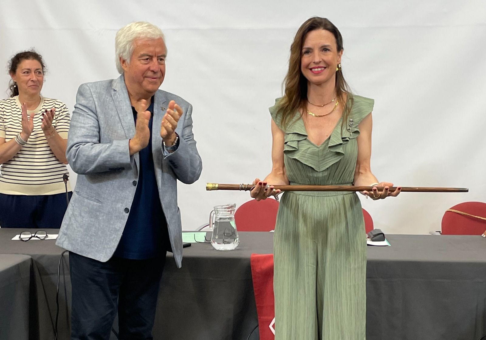 El Ple d'investidura d'Elisabeth Segura com a nova alcaldessa de Caldes d'Estrac. Foto: Cedida
