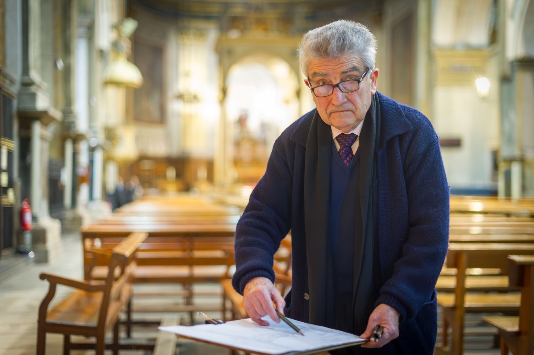 Parés de Mataró, artista, pintor. Foto: R.Gallofré