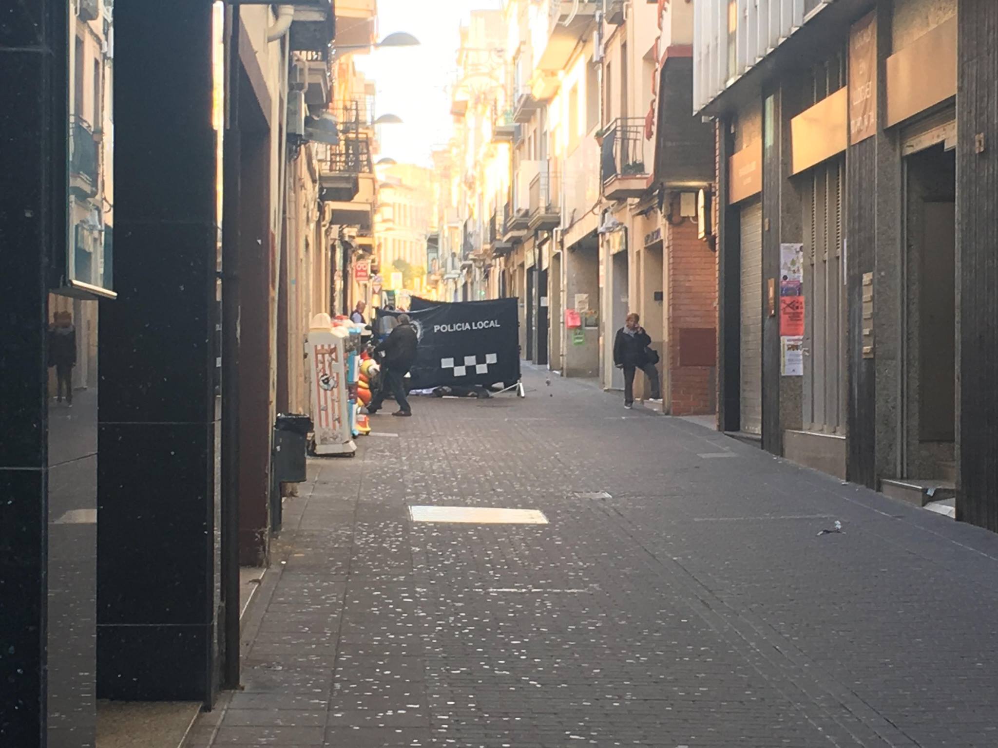 El carrer, tallat el dimarts al migdia
