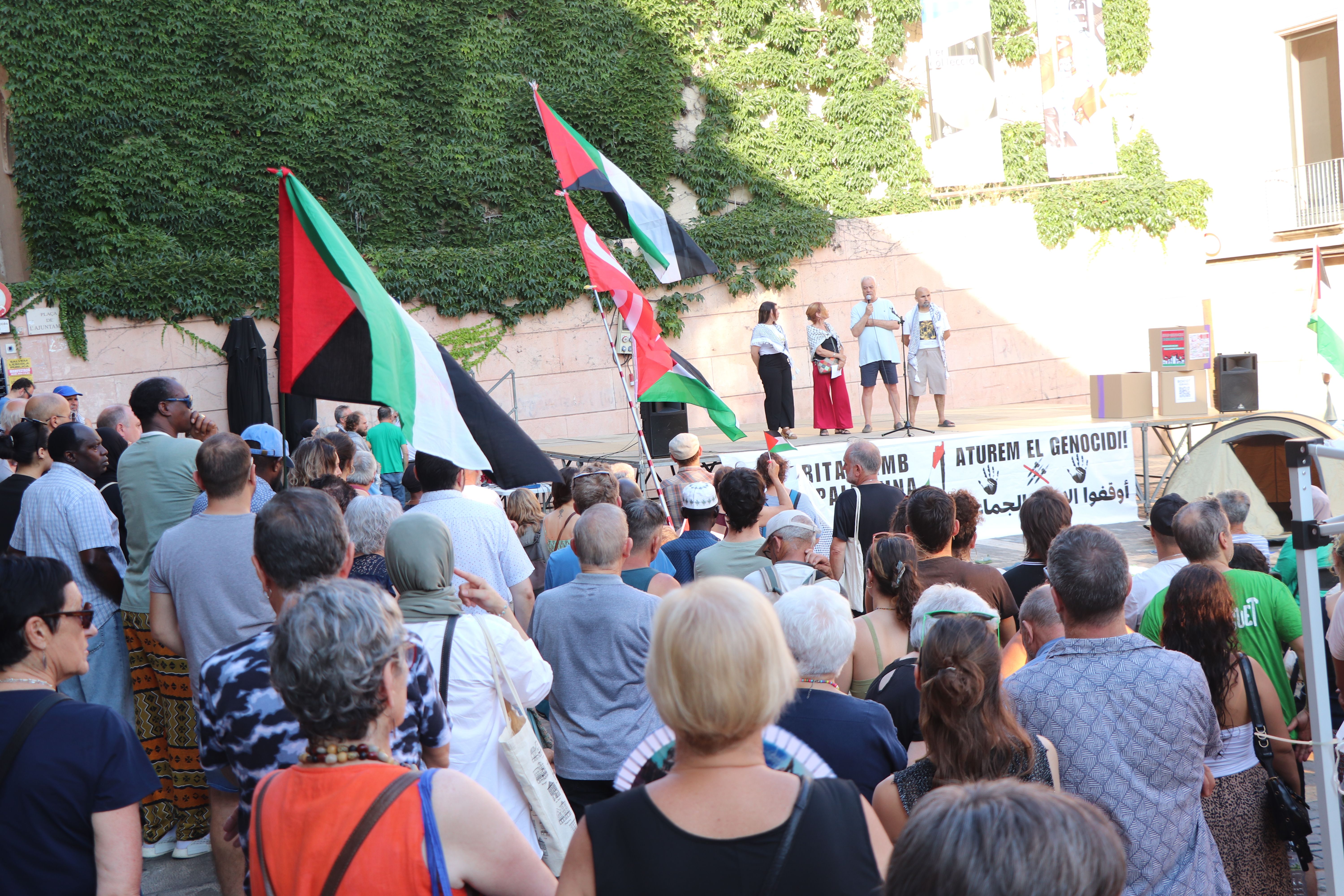 Movilización contra el genocidio de Israel en Palestina. Foto: Lluís Rugama Movilización contra el genocidio de Israel en Palestina. Foto: Lluís Rugama