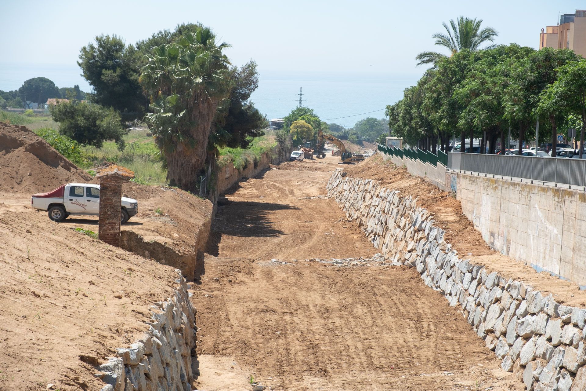 Riera de Sant Simó, projecte Re-Natura, treballs la primavera passada. Foto: R.Gallofré Riera de Sant Simó, projecte Re-Natura, treballs la primavera passada. Foto: R.Gallofré