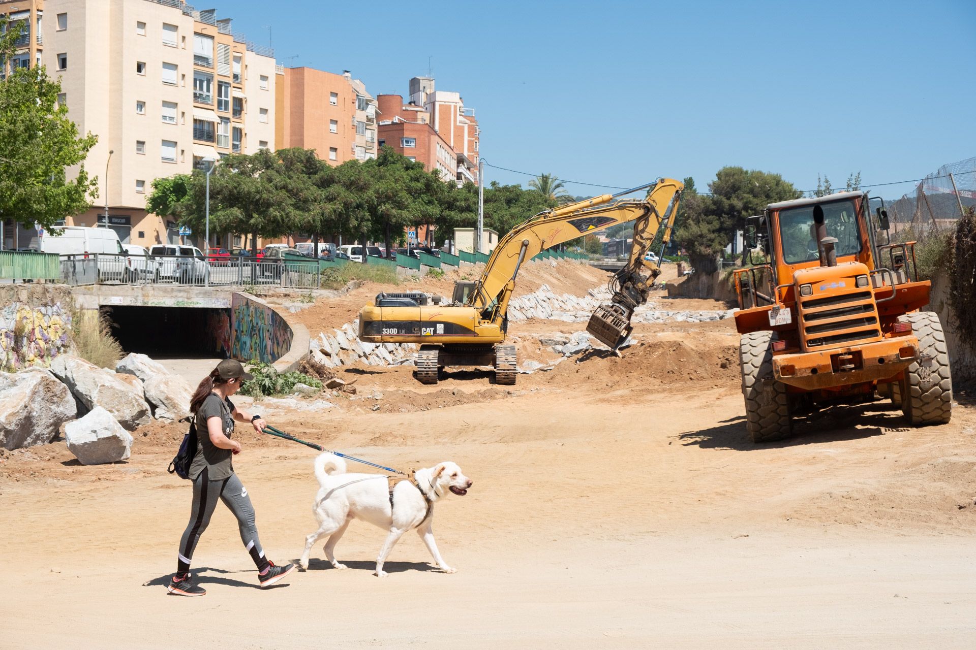 Riera de Sant Simó, projecte Re-Natura, treballs la primavera passada. Foto: R.Gallofré Riera de Sant Simó, projecte Re-Natura, treballs la primavera passada. Foto: R.Gallofré