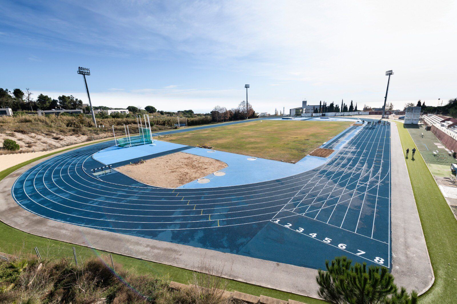 El Estadio Municipal de Atletismo de Mataró