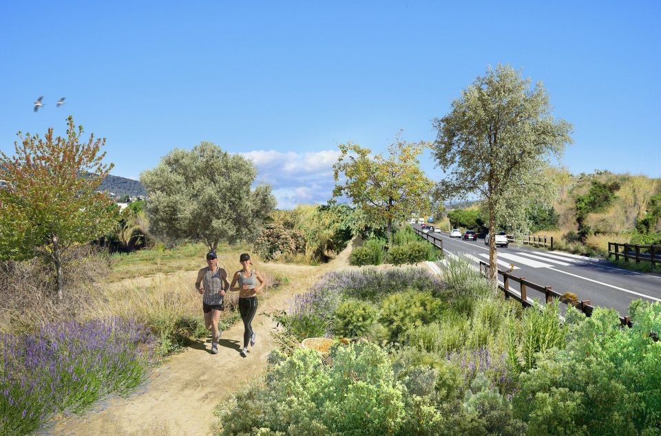 Així quedarà la Riera d'Argentona. Foto: Ajuntament de Mataró Així quedarà la Riera d'Argentona. Foto: Ajuntament de Mataró