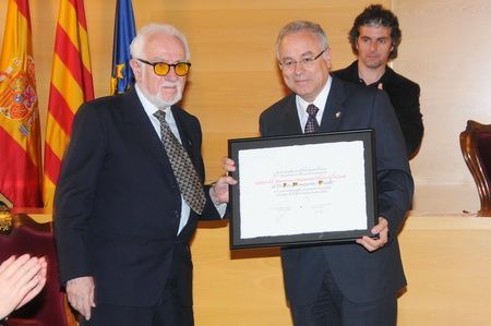 Montserrat cuando fue nombrado mataroní ilustre