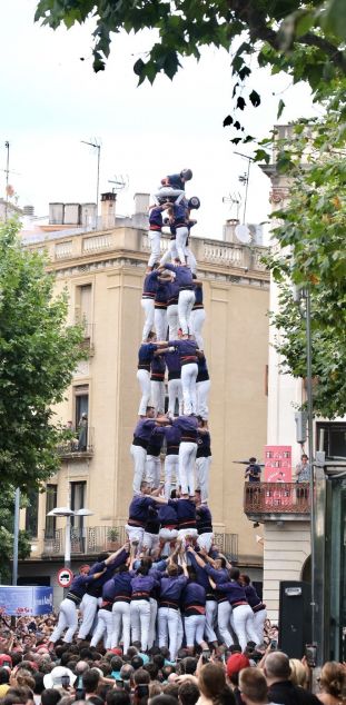 Diada castellera Les Santes 2025. Foto:R.Gallofré