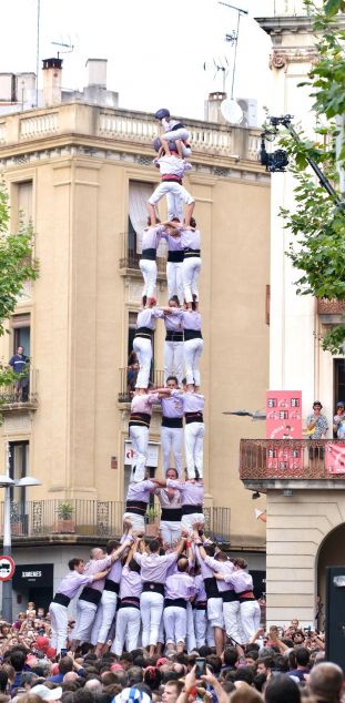 Diada castellera Les Santes 2025. Foto:R.Gallofré