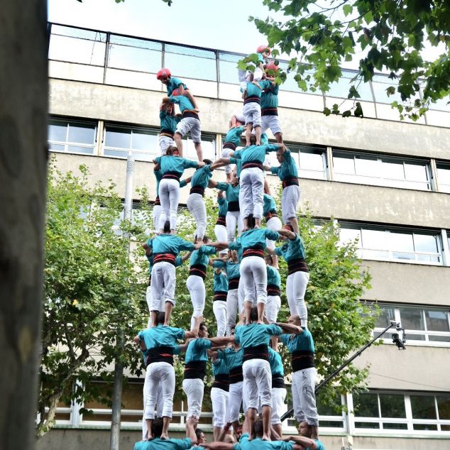Diada castellera Les Santes 2025. Foto:R.Gallofré